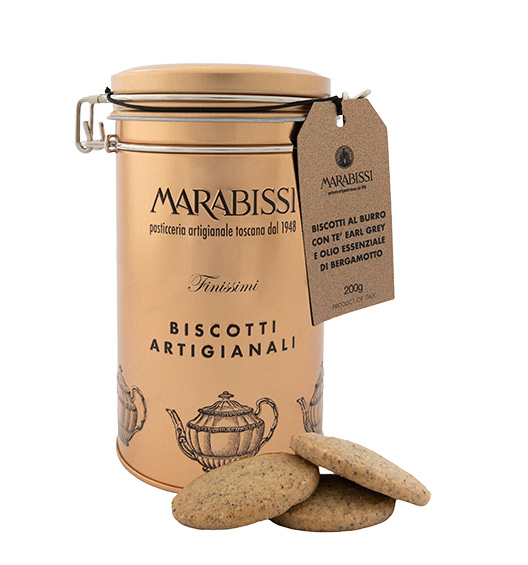 Butterbiskuits mit Earl Grey - Dose